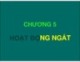 Bài giảng Chương 5: Hoạt động ngắt