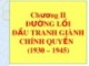 Bài giảng Đường lối cách mạng của Đảng Cộng sản Việt Nam: Chương 2 - ThS. Hoàng Trang