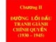 Bài giảng Đường lối cách mạng của Đảng Cộng sản Việt Nam: Chương 2 - ThS. Trương Thùy Minh