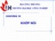 Bài giảng Nguyên lý chi tiết máy: Chương 10 - Mai Tiến Hậu