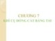 Bài giảng Khí cụ điện - Chương 7: Khí cụ đóng cắt bằng tay