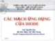 Bài giảng Kỹ thuật điện tử: Chương 3- Lại Nguyễn Duy