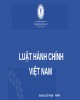 Bài giảng Luật hành chính: Bài 7 - ĐH Luật