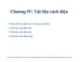 Bài giảng Vật liệu điện: Chương 4 - TS. Nguyễn Văn Dũng