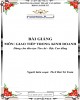 Bài giảng Giao tiếp trong kinh doanh: Phần 2