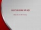 Bài giảng Luật An sinh xã hội: Bài 4 - TS. Đỗ Thị Dung