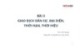 Bài giảng Luật Dân sự Việt Nam: Bài 3 - ThS. Lê Thị Giang