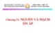 Bài giảng Cơ sở kỹ thuật điện - Chương 15: Nguồn và mạch ổn áp