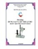 Bài giảng Dung sai và kỹ thuật đo 