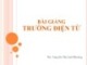 Bài giảng Trường điện từ: Chương 1 - ThS. Nguyễn Thị Linh Phương