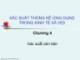 Bài giảng Xác suất thống kê ứng dụng trong kinh tế xã hội - Bài 4: Xác suất căn bản