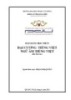 Bài giảng Đại cương Tiếng Việt - ngữ âm Tiếng Việt