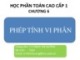 Bài giảng Toán cao cấp 1: Chương 6.1 - TS. Trịnh Thị Hường