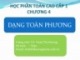 Bài giảng Toán cao cấp 1: Chương 4 - TS. Trịnh Thị Hường
