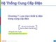 Bài giảng Hệ thống cung cấp điện: Chương 7 - TS. Nguyễn Đức Tuyên