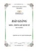 Bài giảng Thống kê kinh tế - ĐH Phạm Văn Đồng