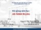 Bài giảng An ninh mạng: Bài 1 - ThS. Phạm Đình Tài