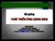 Bài giảng Phát triển ứng dụng web: Chương 9 - Lê Đình Thanh