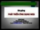 Bài giảng Phát triển ứng dụng web: Chương 8 - Lê Đình Thanh