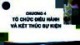 Bài giảng Tổ chức sự kiện du lịch - Chương 4: Tổ chức điều hành và kết thúc sự kiện du lịch