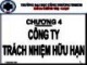 Bài giảng Luật Kinh tế (Economic Law) - Chương 4: Công ty trách nhiệm hữu hạn
