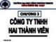 Bài giảng Luật Kinh tế (Economic Law) - Chương 3: Công ty TNHH hai thành viên