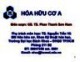 Bài giảng Hoá hữu cơ A: Chương 1 - GS. TS. Phan Thanh Sơn Nam